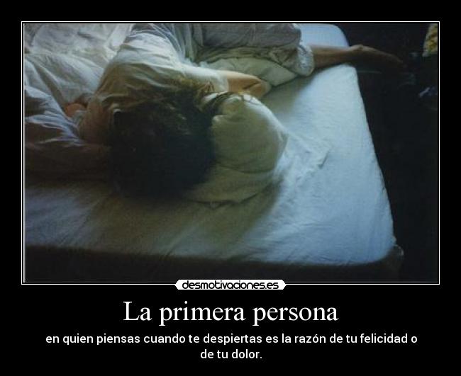 La primera persona -