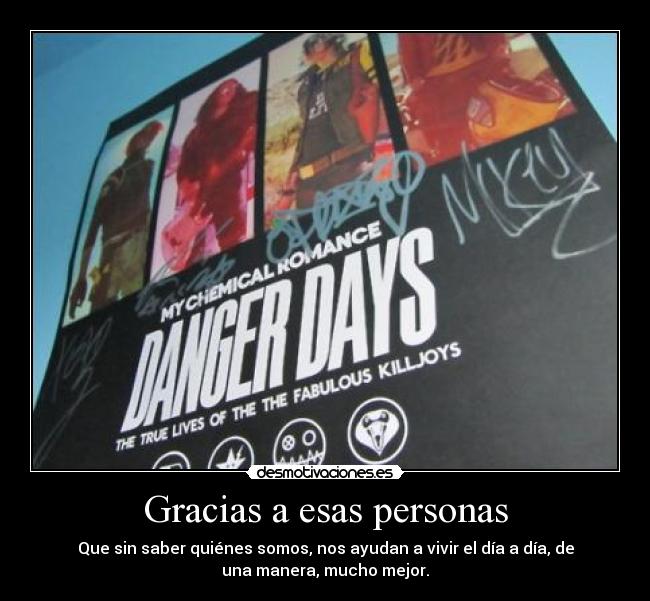 Gracias a esas personas - 