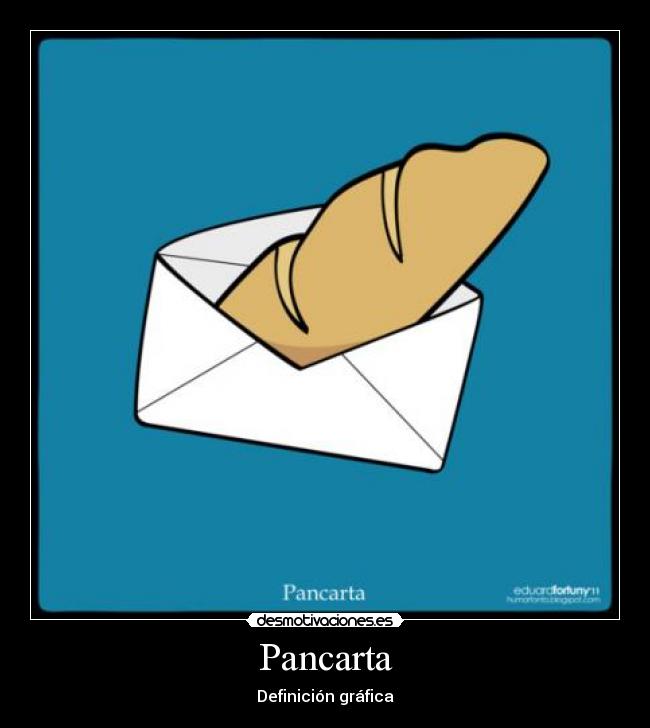 Pancarta - Definición gráfica