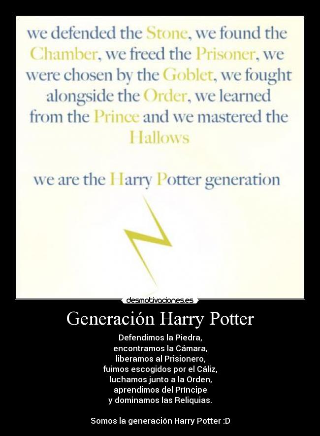 Generación Harry Potter -