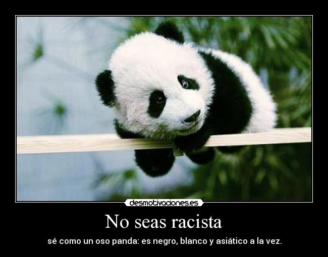 No seas racista - 