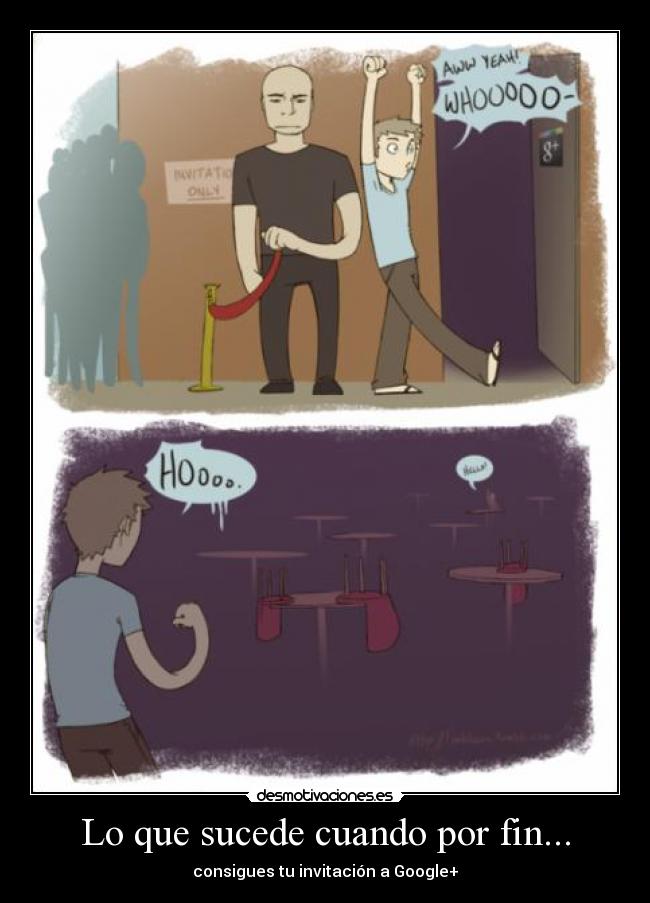 Lo que sucede cuando por fin... -