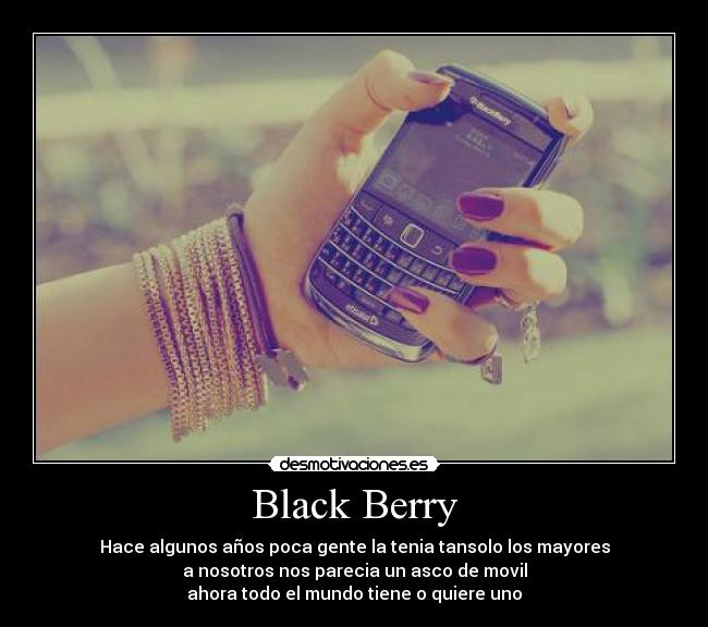carteles black berry desmotivaciones