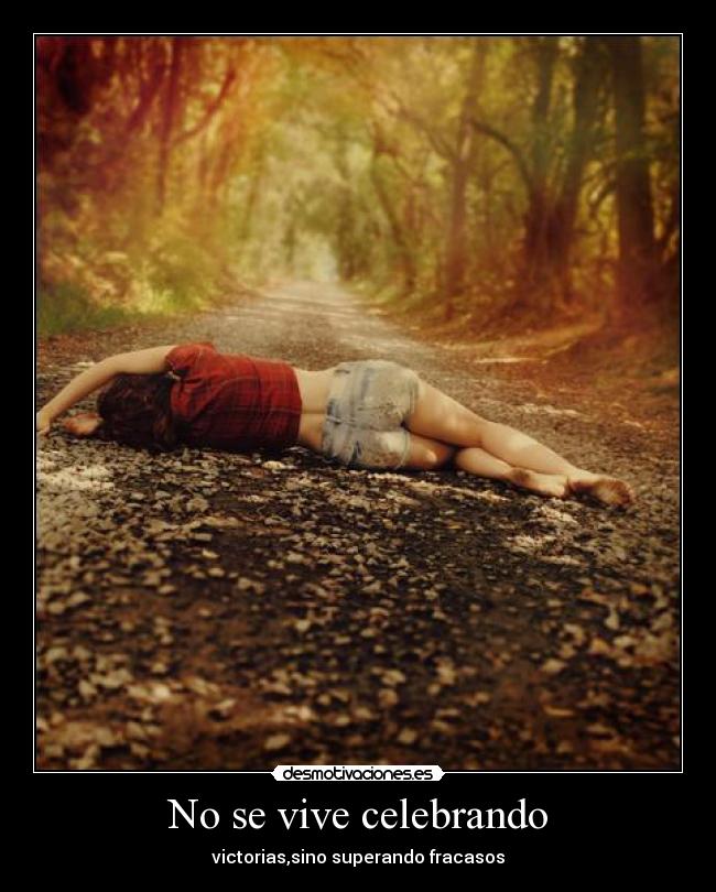 No se vive celebrando -
