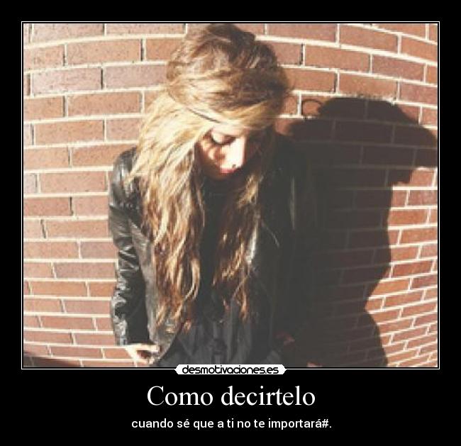 Como decirtelo - 