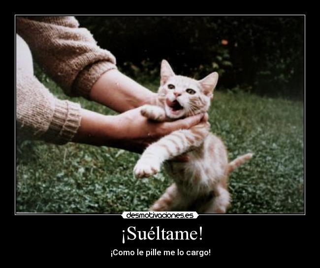 ¡Suéltame! -