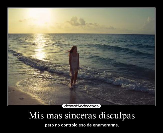 Mis mas sinceras disculpas - 
