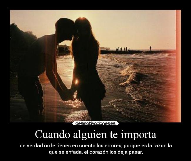 Cuando alguien te importa -