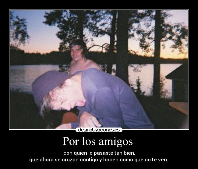Por los amigos -