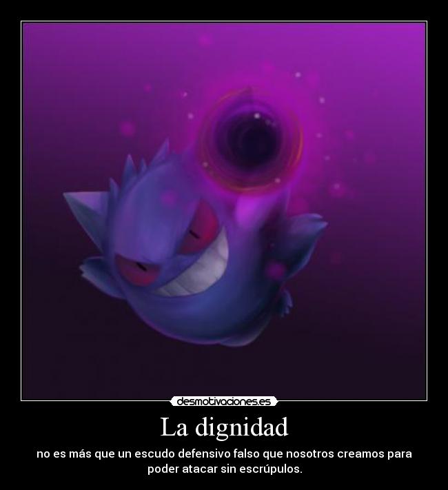La dignidad -