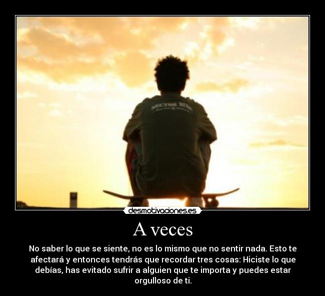 A veces -