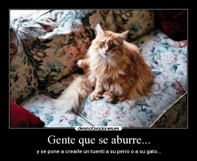 Gente que se aburre... -