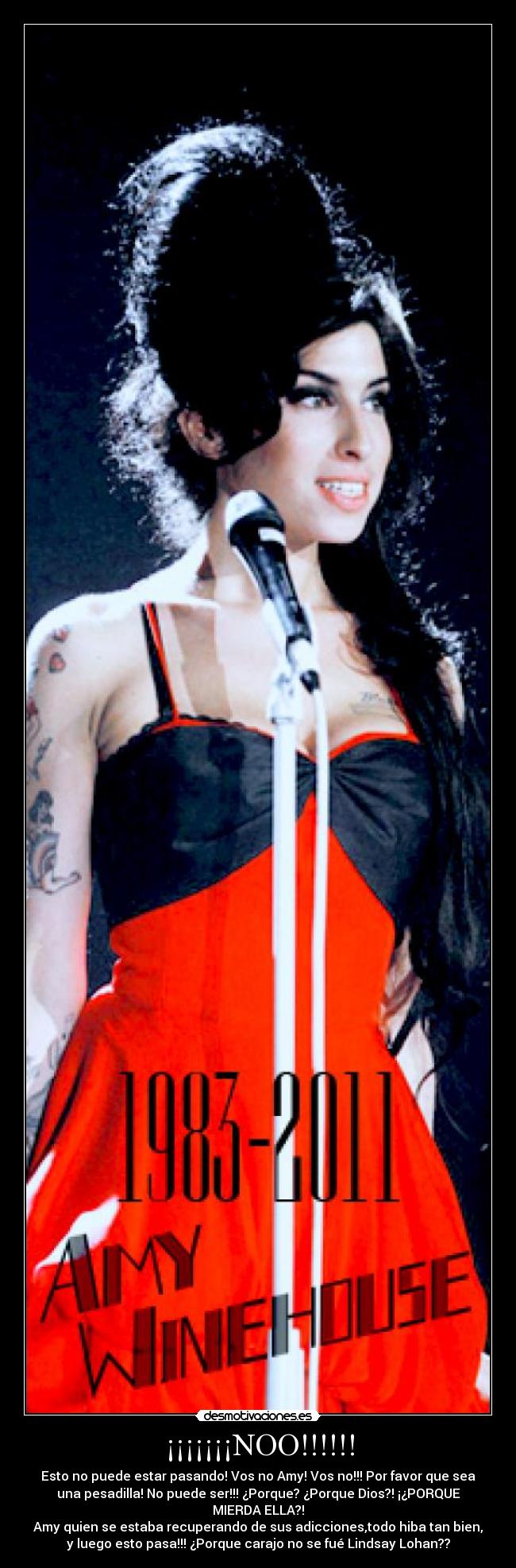 carteles rip amy winehouse por siempre corazon desmotivaciones