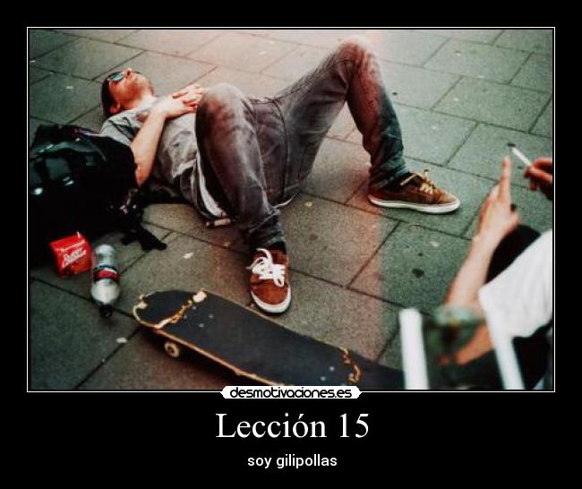 Lección 15 - 