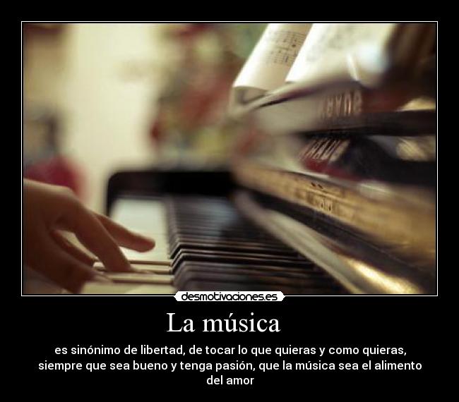 La música -