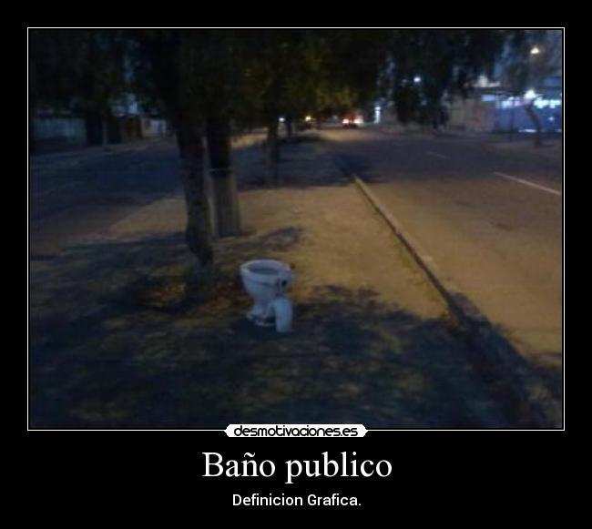 Baño publico - Definicion Grafica.