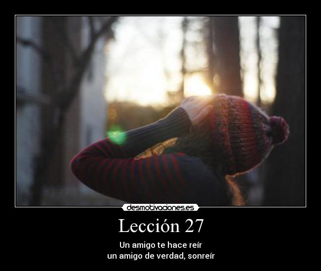 Lección 27 - 