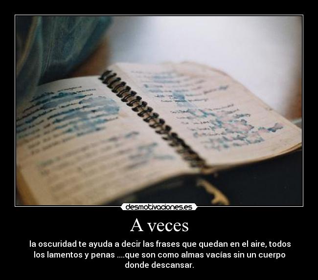 A veces -