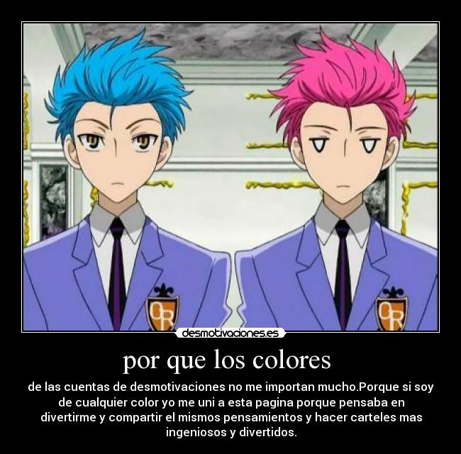 por que los colores -