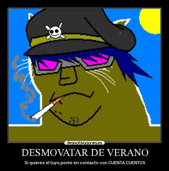 DESMOVATAR DE VERANO - Si quieres el tuyo,ponte en contacto con CUENTA.CUENTOS