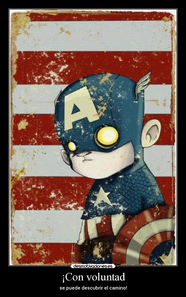 ¡Con voluntad -