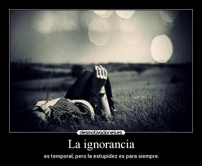La ignorancia -