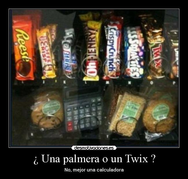 ¿ Una palmera o un Twix ? - 