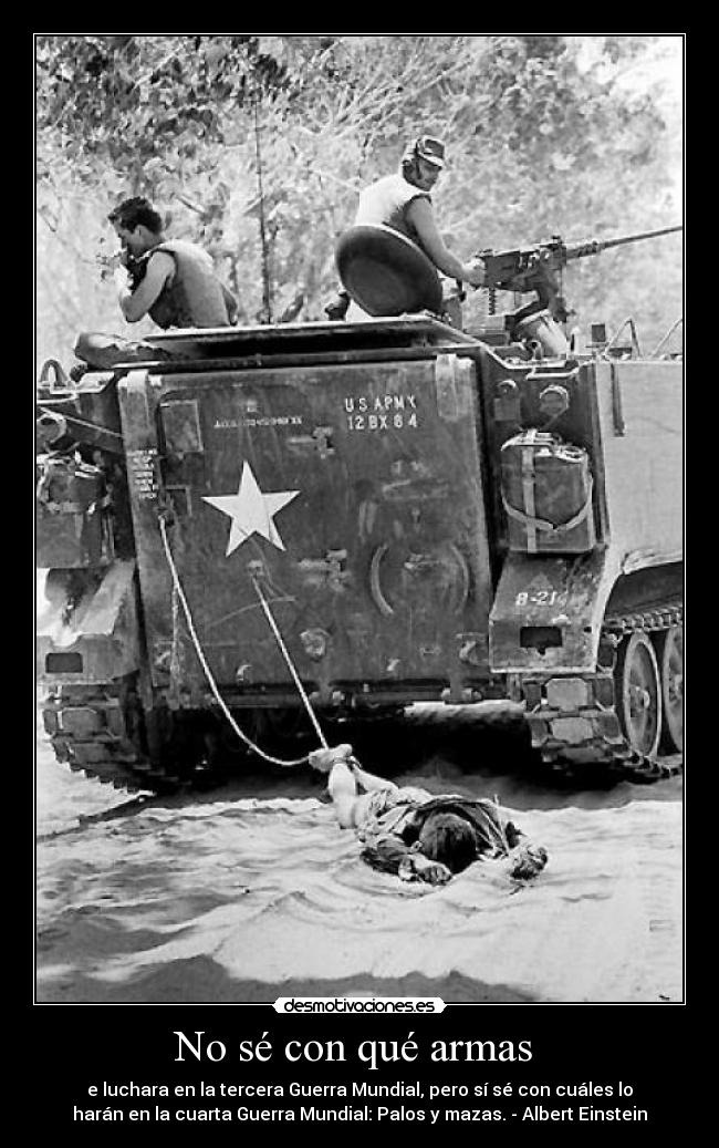 No sé con qué armas  - 