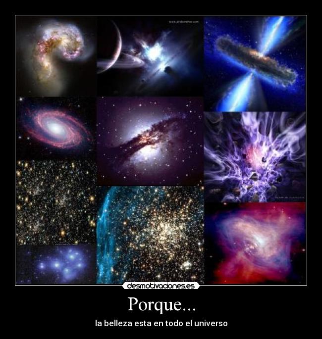 Porque... -