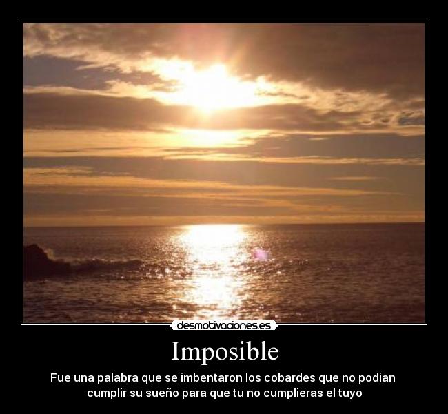 Imposible -