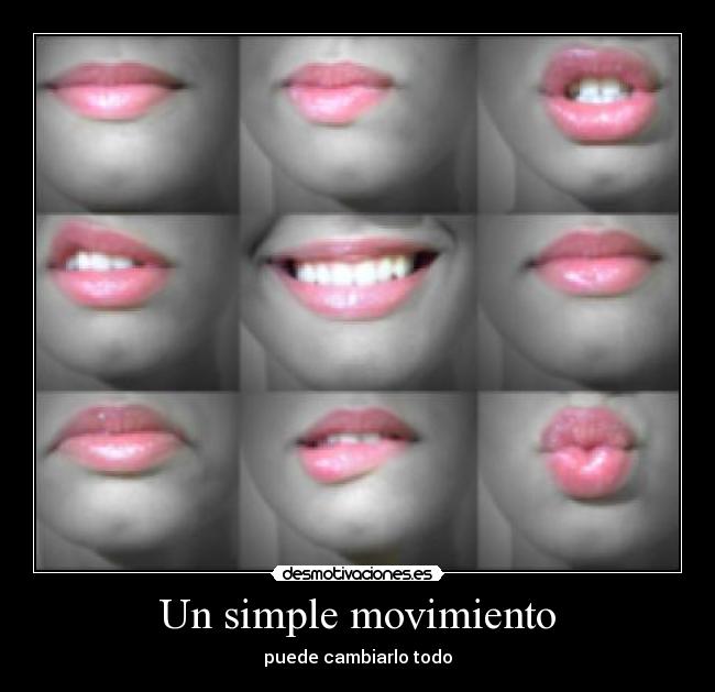 Un simple movimiento -