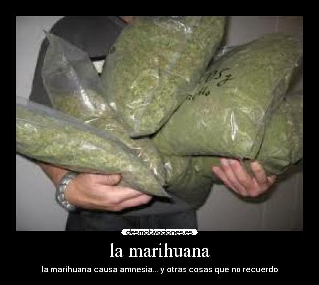 la marihuana -