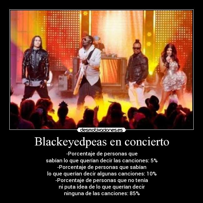 Blackeyedpeas en concierto - 