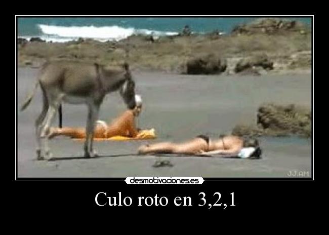 Culo roto en 3,2,1 -