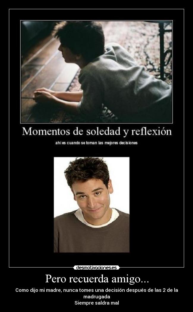 carteles ted mosby desmotivaciones