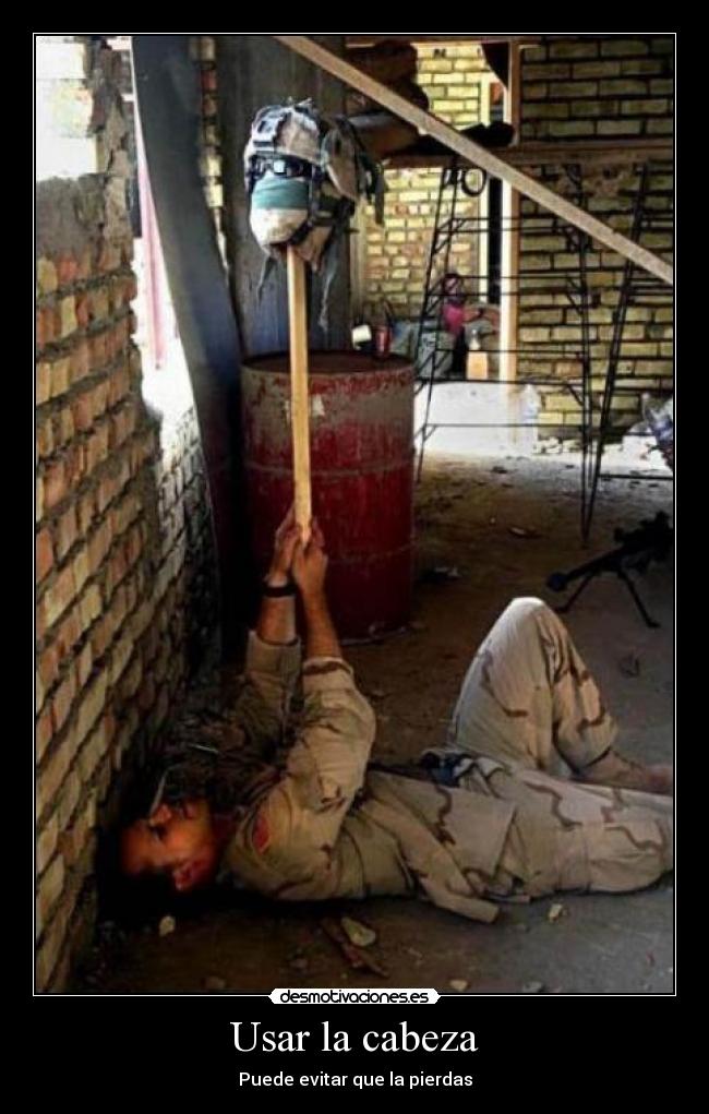 Usar la cabeza - Puede evitar que la pierdas
