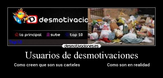 Usuarios de desmotivaciones - 