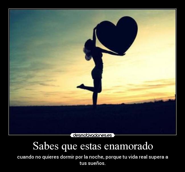Sabes que estas enamorado - 