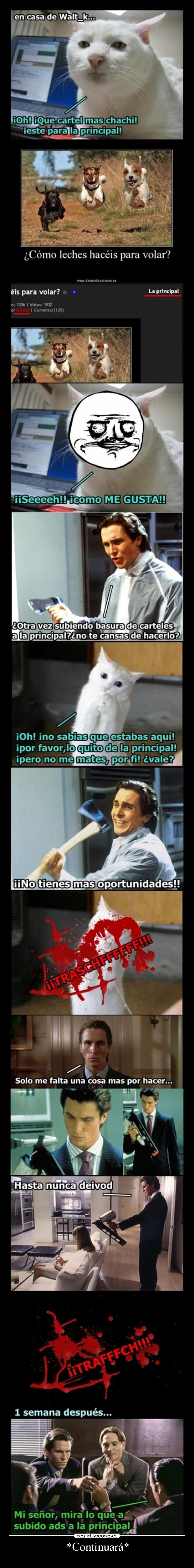 carteles american psycho walt_k historia awesome desmotivaciones