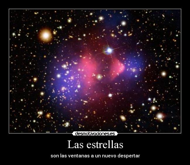 Las estrellas - son las ventanas a un nuevo despertar