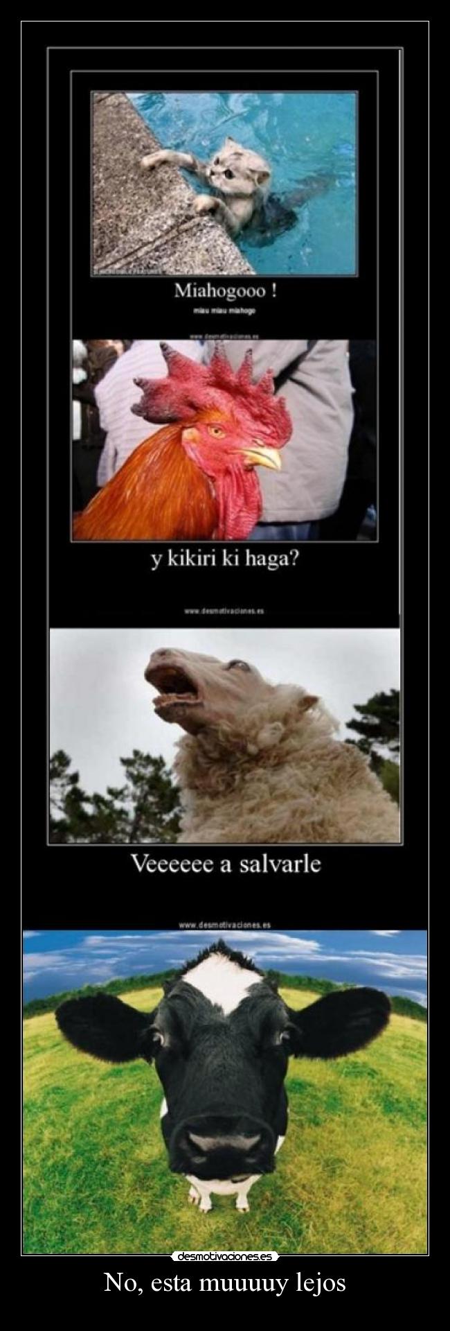 No, esta muuuuy lejos -