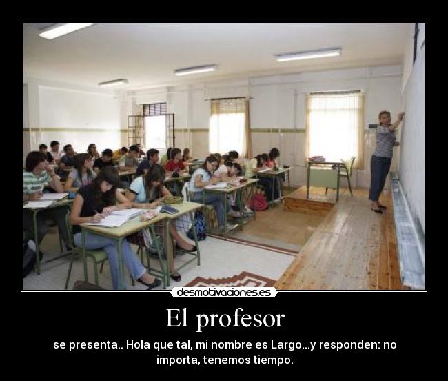 El profesor -