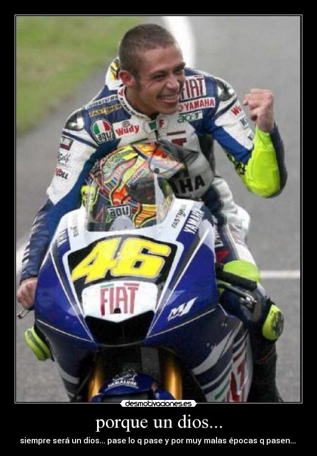 carteles dios rossi dios desmotivaciones