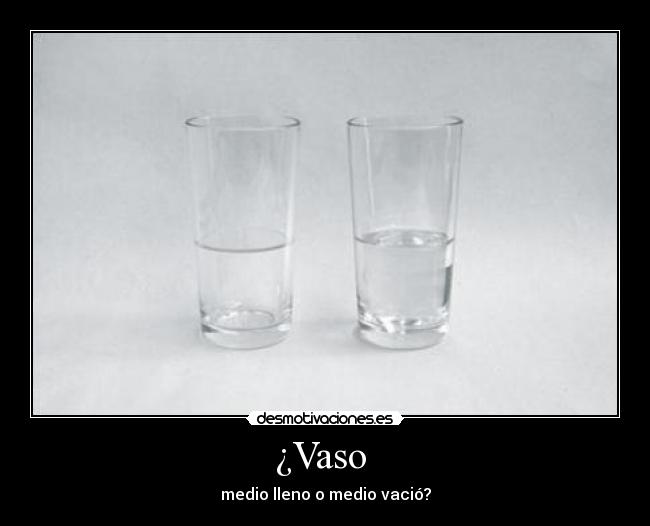 ¿Vaso -
