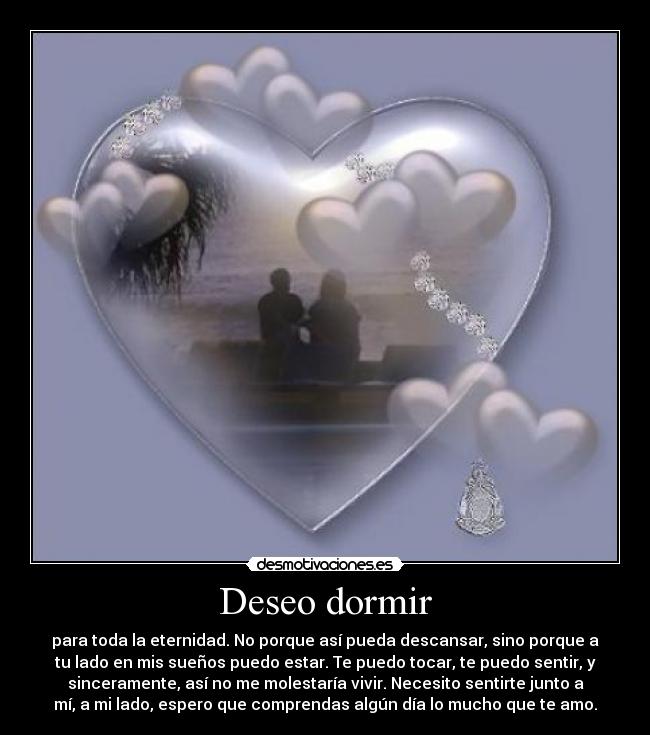 Deseo dormir - 