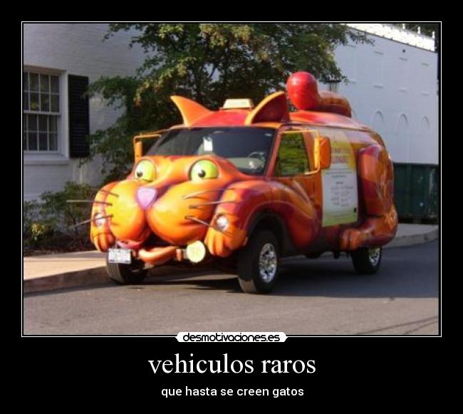 vehiculos raros - 