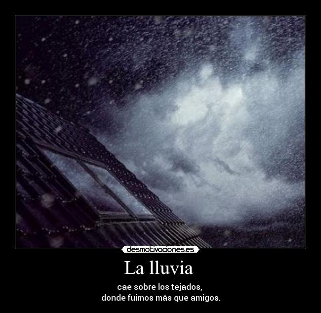 La lluvia  - 