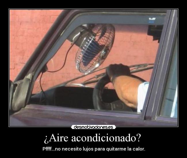 carteles aire calor desmotivaciones