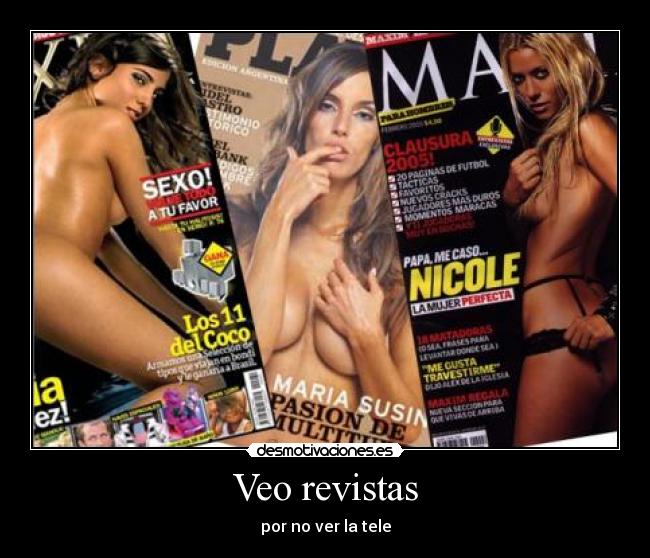 Veo revistas - por no ver la tele