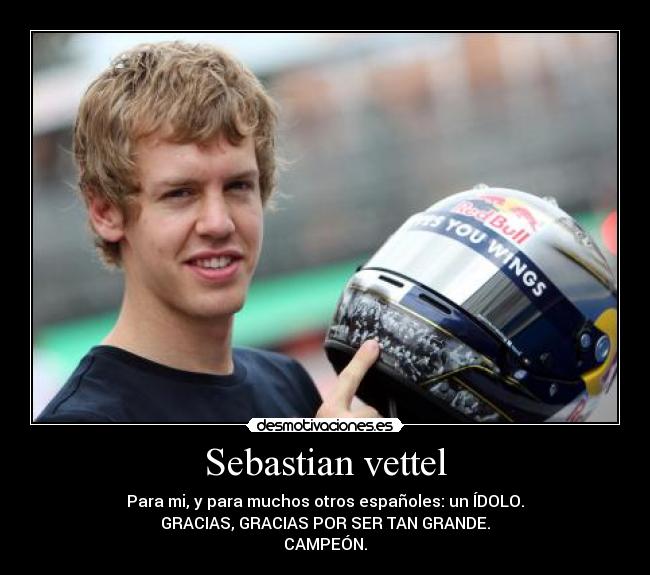 carteles sebastian vettel desmotivaciones